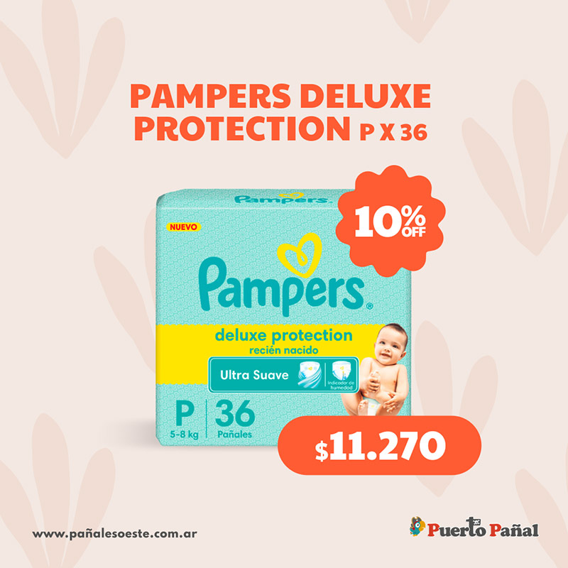 Pampers Deluxe Protection P x 36
