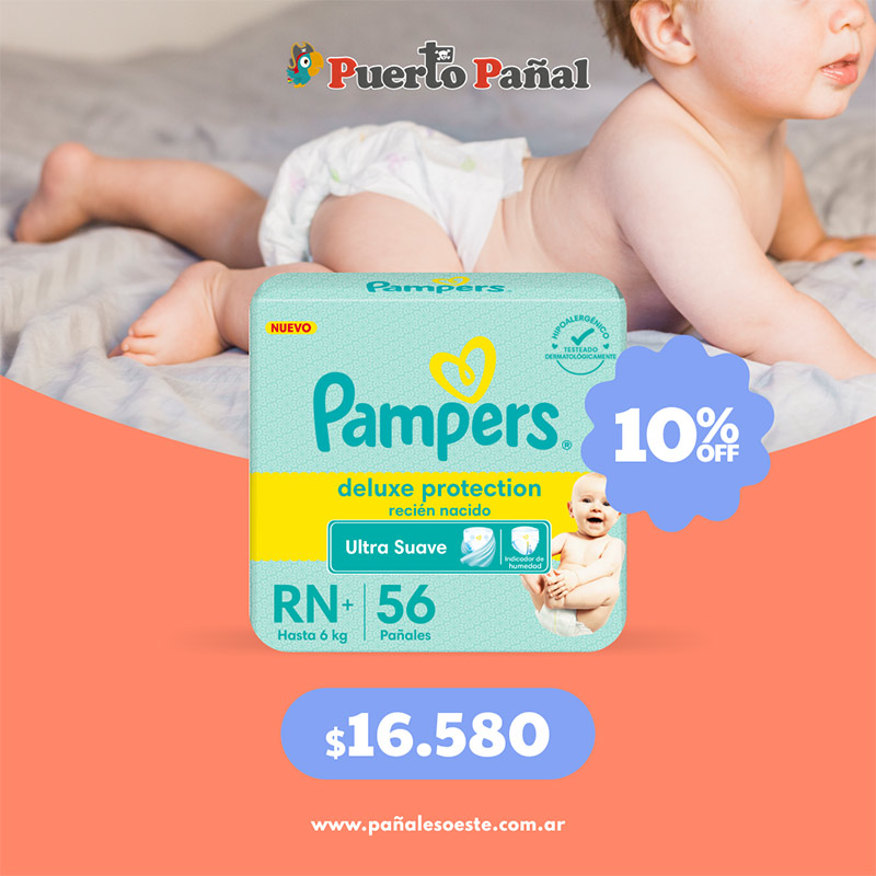 Pampers Deluxe Protection RN x 56